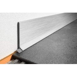 DESIGNBASE SL-AE 8 mm ALUMINIO ANODIZADO NATURAL TRAMO 2,5 m1